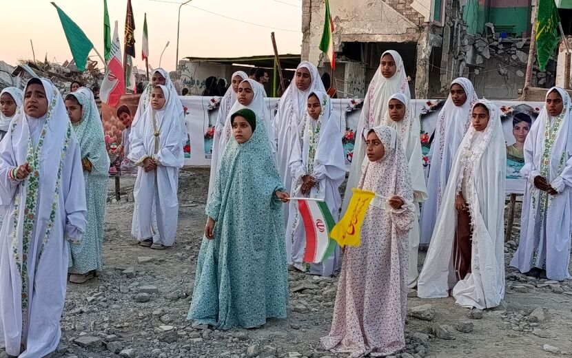 جشن باشکوه عید غدیر در مدرسه شجره طیبه میناب