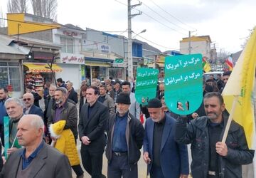 راهپیمایی روز قدس در بلده