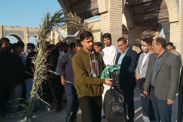 اعزام ۷۷ دانش‌آموز پسر فاریابی به مناطق عملیاتی جنوب کشور