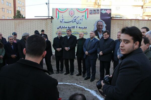 آغاز عملیات احداث مدرسه ۶ کلاسه خیرساز در ناحیه ۴ تبریز با اعتبار ۴۰ میلیارد تومان