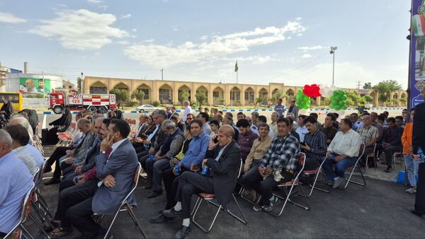 آیین رونمایی و افتتاح پروژه‌ها و ماشین‌آلات شهرداری تربت‌حیدریه