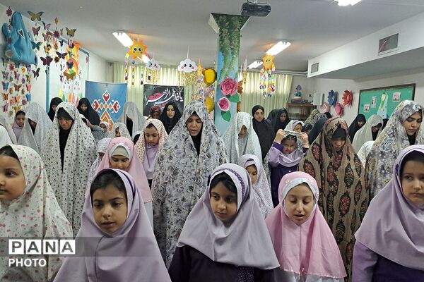 برپایی مجلس عزاداری حضرت زهرا (س) در مدارس آزاده و حاتم شهرری