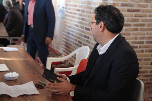 میز خدمت در نماز جمعه نیشابور 