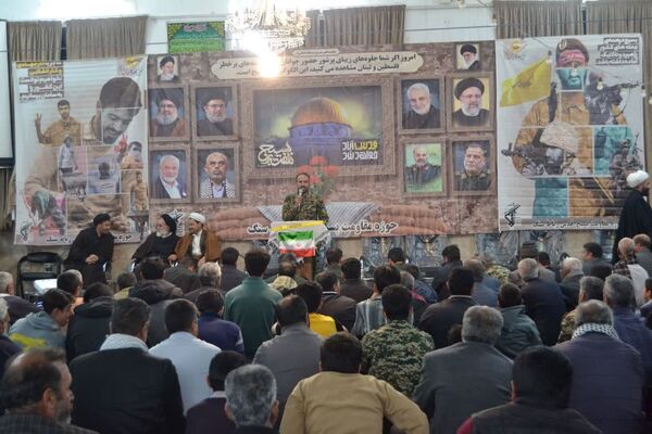 همایش بزرگ اقتدار بسیجیان در شهر رباطسنگ