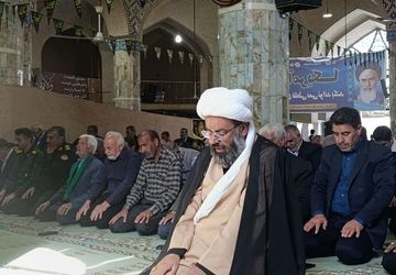 برگزاری آیین عبادی سیاسی نماز جمعه در شهرستان خاتم 