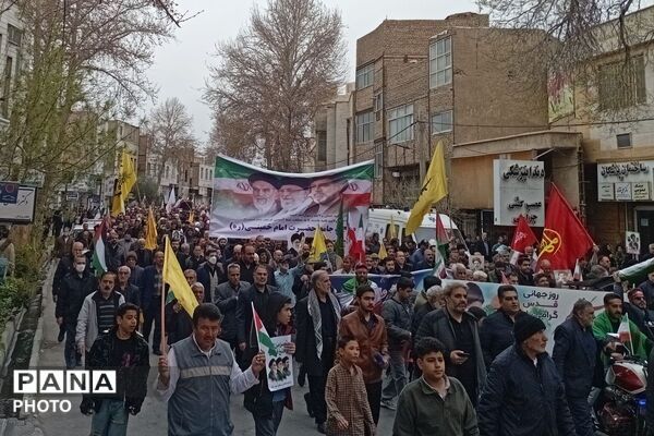  راهپیمایی باشکوه روز قدس در شهرستان پیشوا