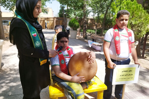 حضور پیشتازان پسر دبستانی ناحیه ۴ شیراز در بزرگترین رویداد تشکیلاتی 