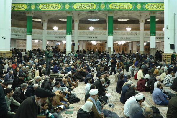 جشن میلاد امام حسین(ع) در حرم حضرت معصومه(س)