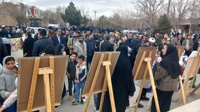 اوج هنر در تلاطم راهپیمایی بوانات