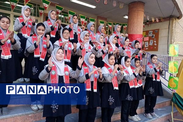 جشن نیمه شعبان در دبستان شهید آقچه‌‍‌لو رباط‌کریم