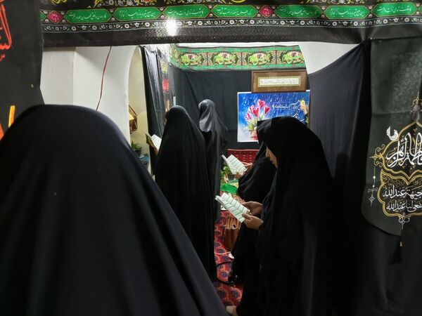  قرائت زیارت آل یاسین و دعای باران و استغاثه به امام زمان در فدافن