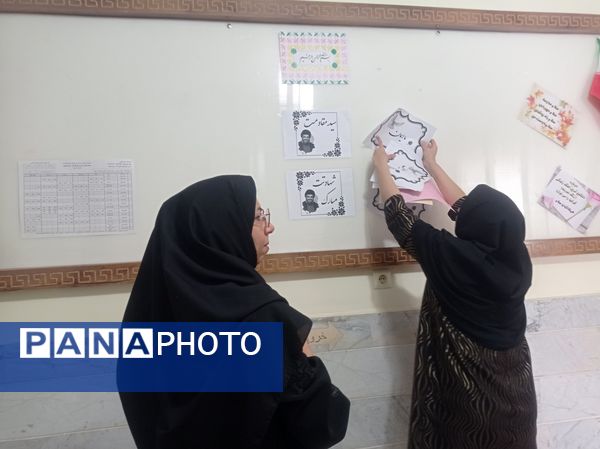  مراسم عزاداری شهادت سید حسن نصرالله در مدارس خلیل‌آباد