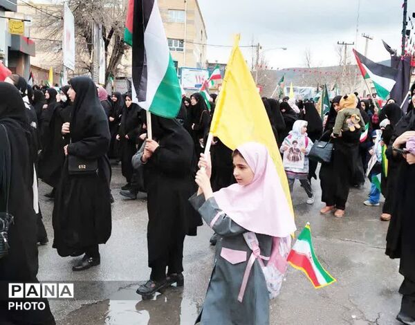 راهپیمایی پرشکوه روز قدس در اسدآباد