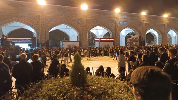 مراسم عزاداری شهادت امام رضا(ع) و شام غریبان در حرم مطهر رضوی 
