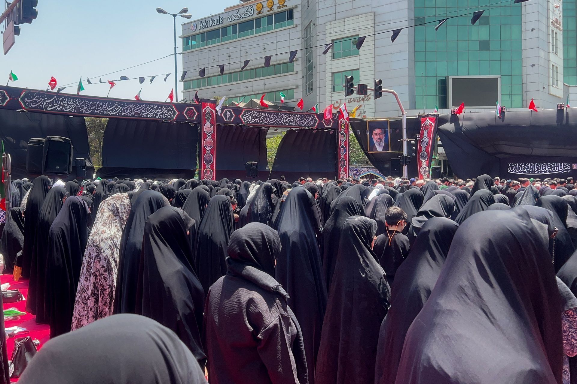 سوگواری عاشورایی در فلکه دوم تهرانپارس