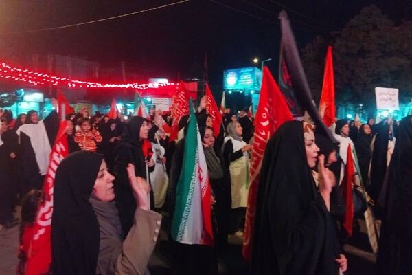 حضور حماسی نورآبادی‌ها در صد و نودمین موج بیعت
