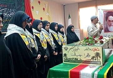 این بار دبیرستان صفورا میزبان شهید گمنام شد 