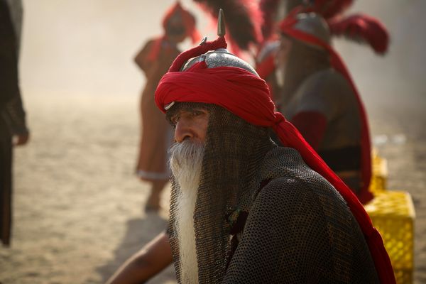 مراسم تعزیه‌خوانی در امامزاده شاه‌کرم اصفهان