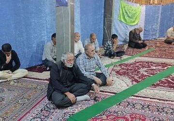 مراسم سوگواری جوادالائمه در شهر سفیددشت 