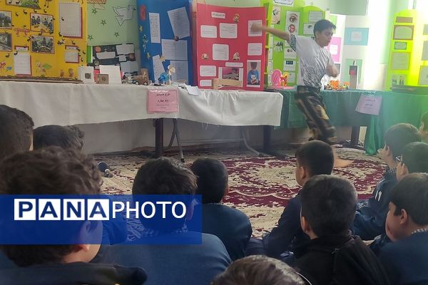 دستاوردهای خلاقانه دانش‌آموزی در دبستان پسرانه پانزده خرداد شهرری