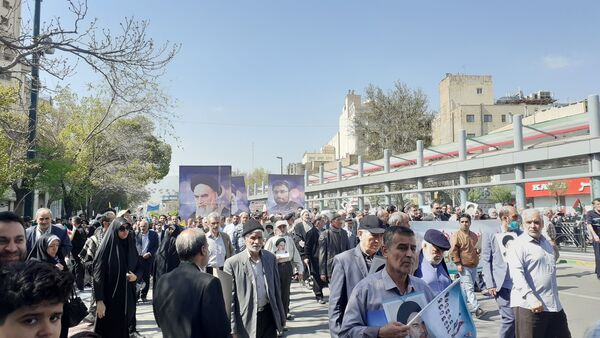 حضور پرشور مردم در راهپیمایی روز قدس