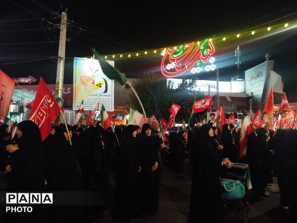 مراسم عزای شب شهادت امام رئوف در صد و شصت و پنجمین اجتماع  مردم رجایی شهر کرج