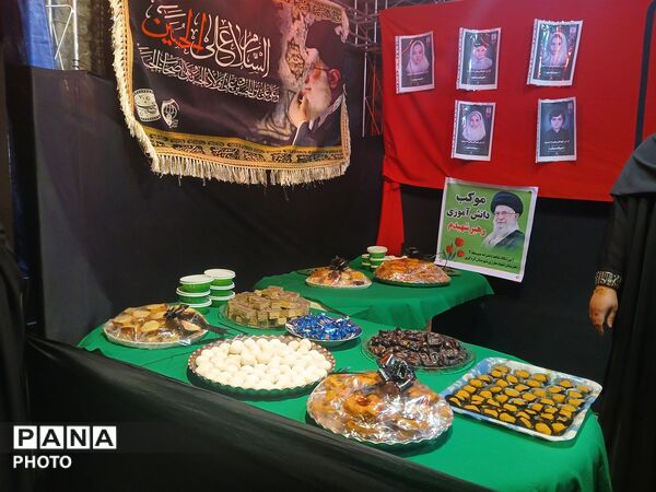 سومین شب از برپایی موکب شهدای فرهنگی و دانش‌آموزی در کردکوی 