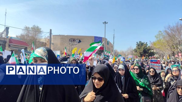 حماسه آفرینی مردم اراک در روز قدس