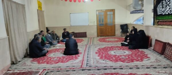 جلسه برنامه ریزی اعتکاف در مسجد چهارده معصوم