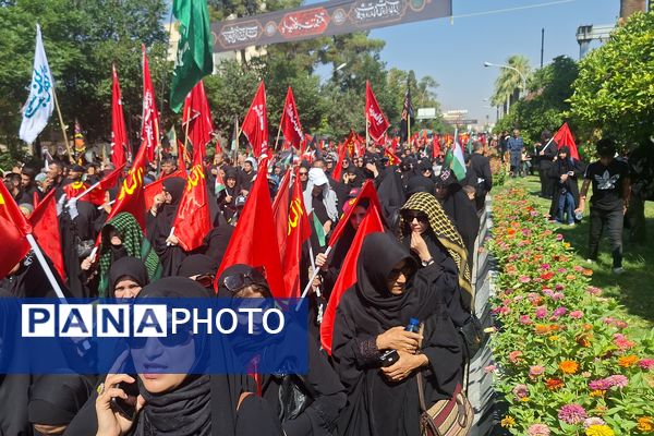 مراسم راهپیمایی جاماندگان اربعین حسینی در شیراز