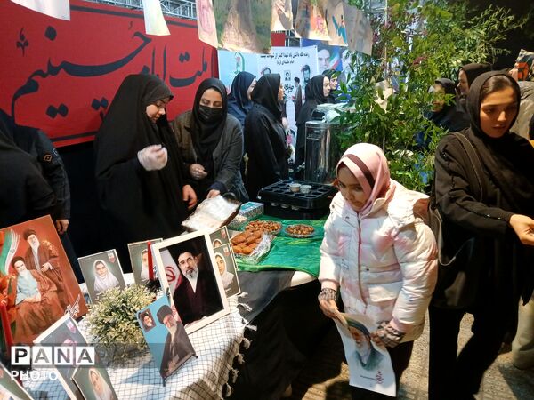هفتمین شب از برپایی موکب اداره آموزش و پرورش کردکوی