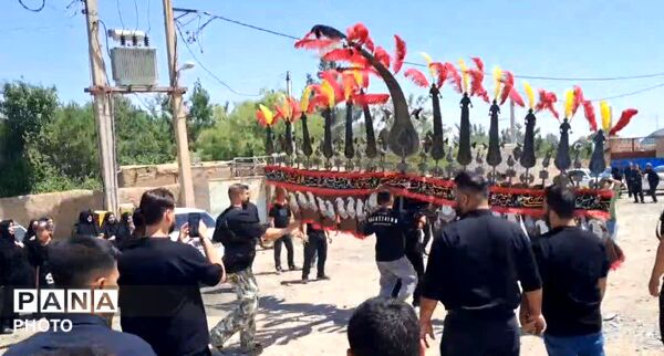 جلوه‌های عزاداری در روستای ورجان
