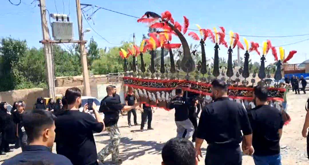 جلوه‌های عزاداری در روستای ورجان