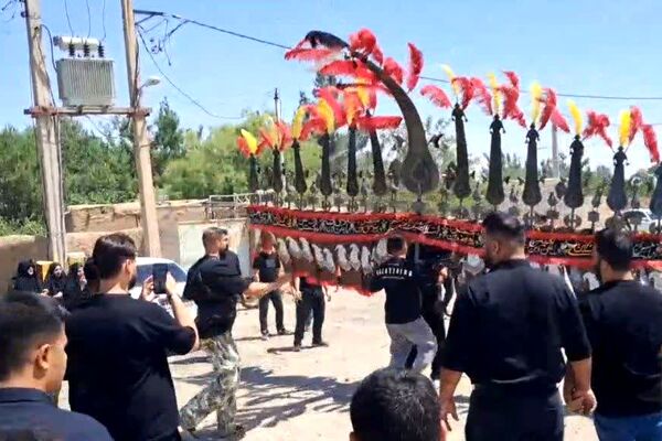 جلوه‌های عزاداری در روستای ورجان