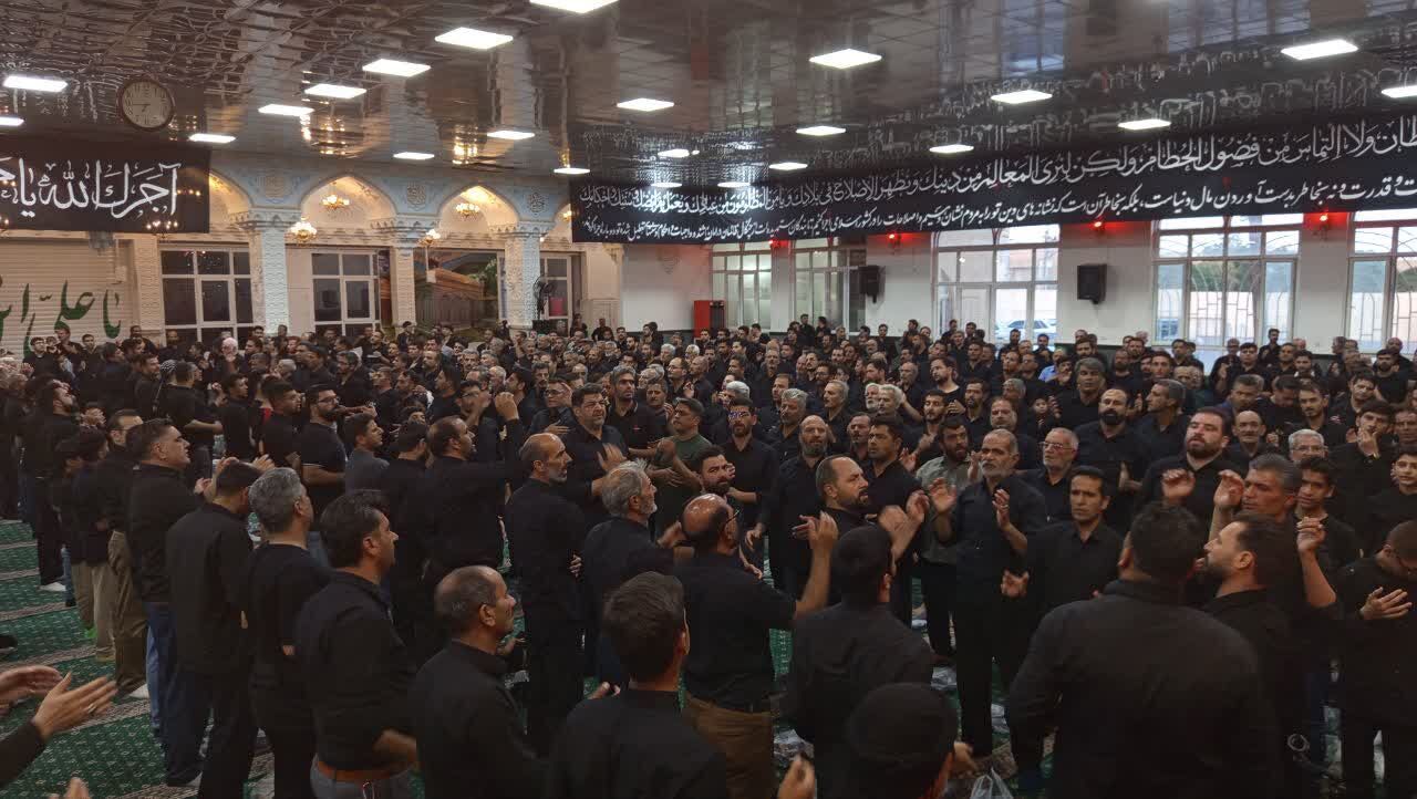 عزاداری عصر عاشورا در هیئت قوژد