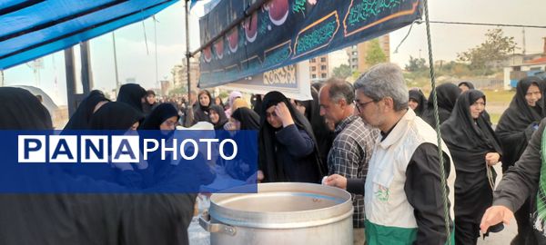 پیاده‌روی جاماندگان اربعین حسینی در نور 