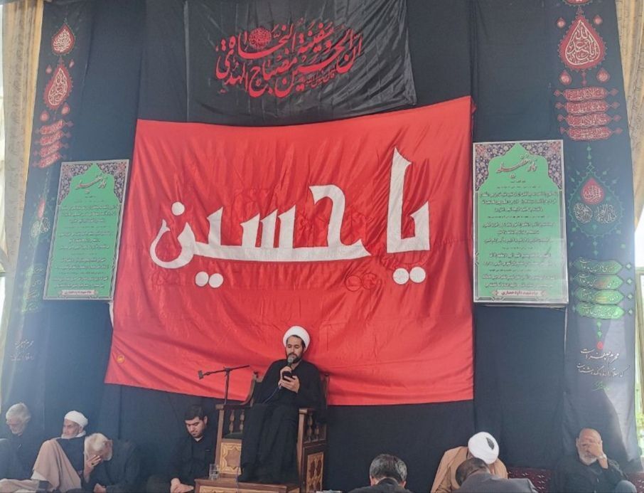 مراسم سوگواری اباعبدالله الحسین در روستای حصار