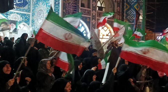بزرگداشت سی‌وهشتمین روز شهادت رهبر معظم انقلاب در بی‌بی شطیطه شهرستان نیشابور