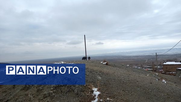 اولین صبح برفی در روستا بتو 