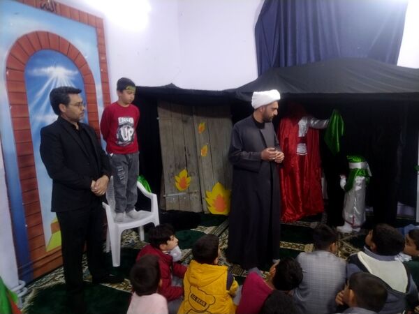 مراسم عزاداری حضرت زهرا (س) در دبستان پسرانه فضیلت 