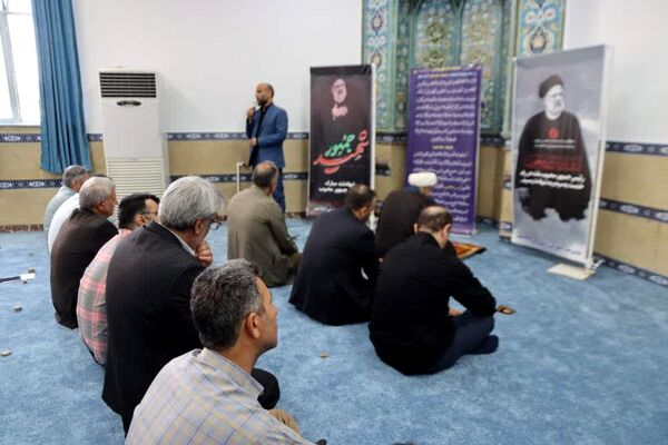 مراسم یادبود شهید جمهور آیت الله سید ابراهیم رئیسی در آموزش و پرورش شهرستان اسلامشهر