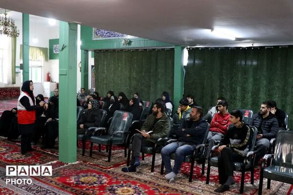 دوره امدادرسانی در مسجد قمر بنی هاشم کمالشهر کرج 