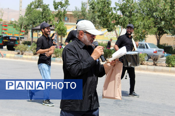 عزاداری تاسوعای حسینی در شهر درق 