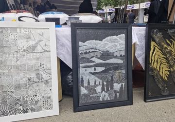 نمایش خلاقیت نسل نو در نمایشگاه آثار هنرجویان هنرستان‌ها