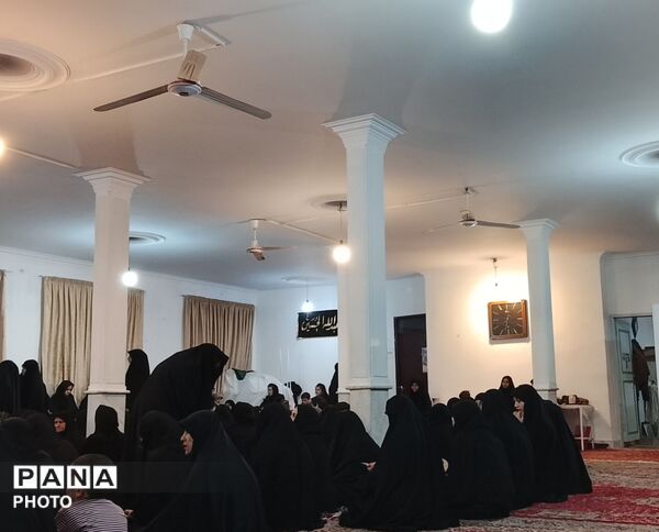 مراسم هفتم شهید یاسر زروندی در مسجد امام حسین (ع) 