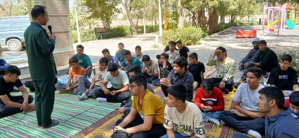 اردوی یاوران ولایت ویژه پسران در شهرستان خلیل آباد 