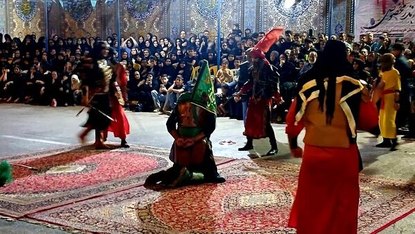تعزیه‌خوانی در مسجد الهادی اهواز