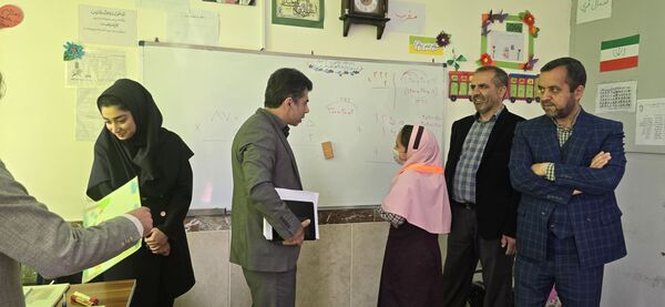 بازدید میدانی رئیس ستاد شاهد استان از دبستان شاهد شهدای دانش‌آموز کردکوی