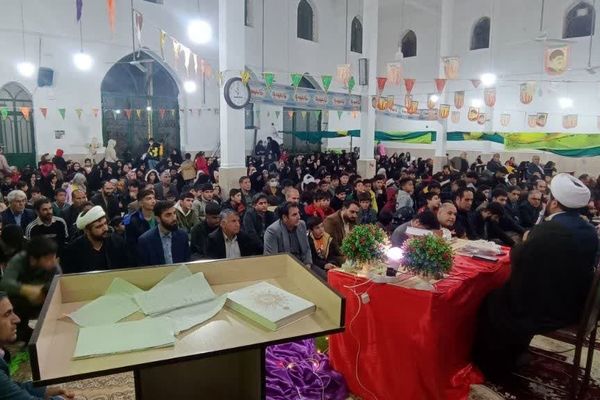 جشن بزرگ نیمه‌شعبان در مسجدالنبی کوهنانی