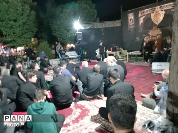 مراسم عزاداری شب هشتم ماه محرم الحرام